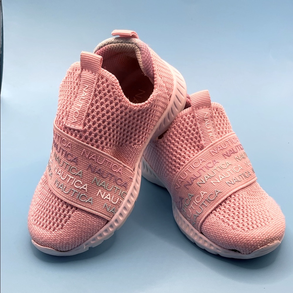Nautica Kids Pink Slip-On Sneakers